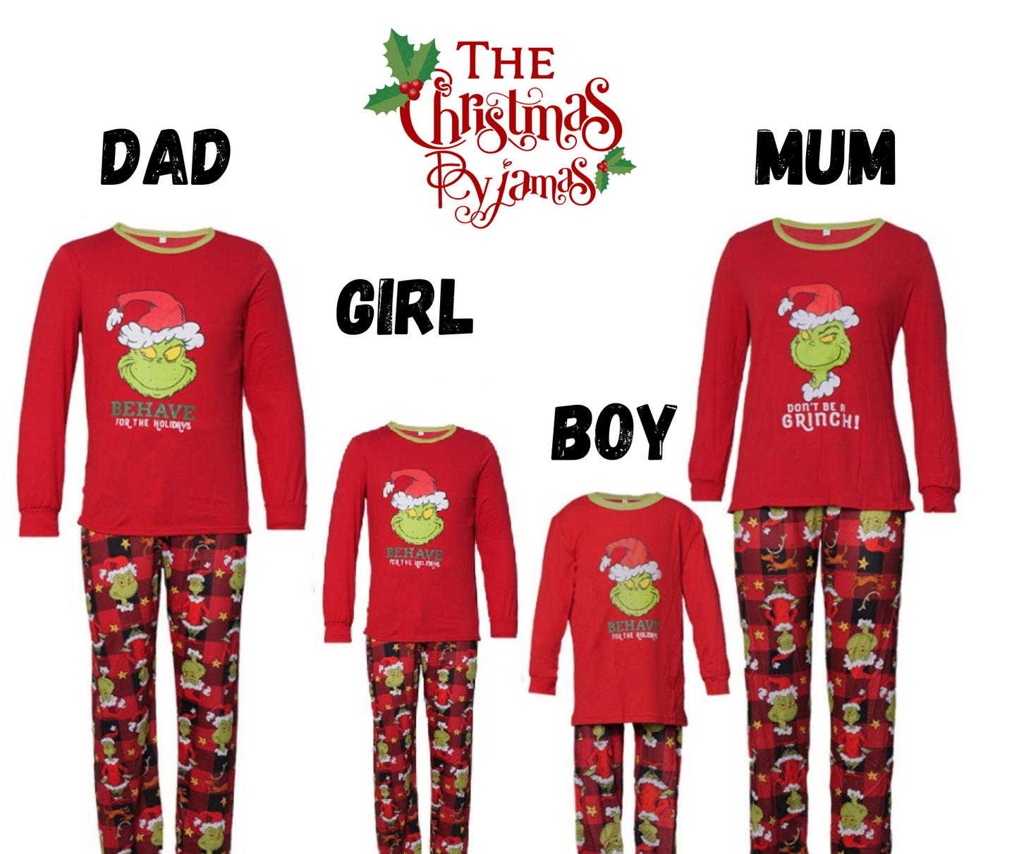 Grinch Christmas PJs