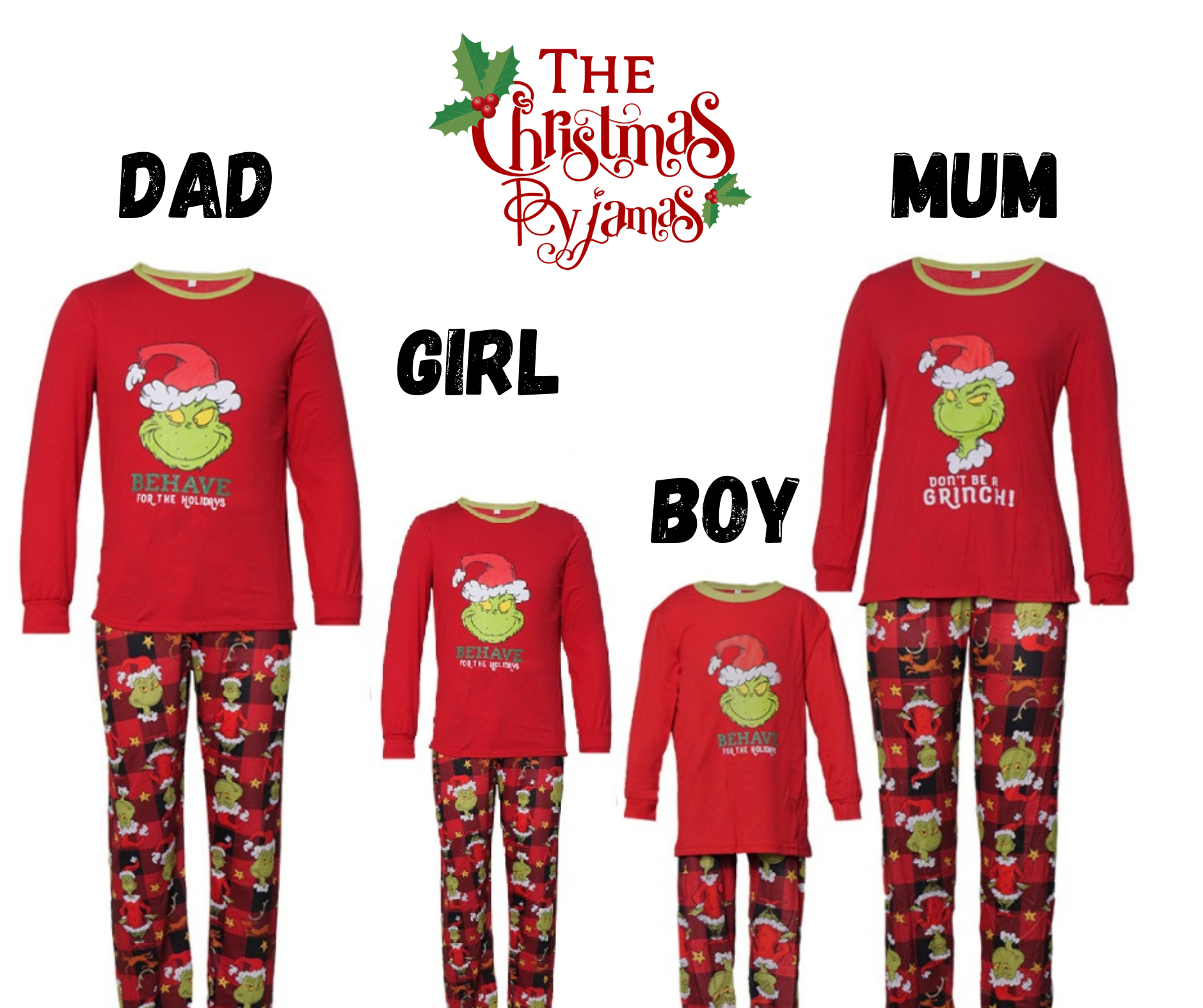 Grinch Christmas PJs