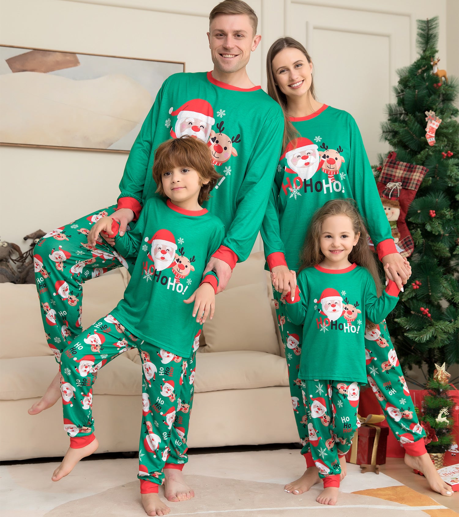 Green Family Christmas Pjs The Christmas Pyjamas