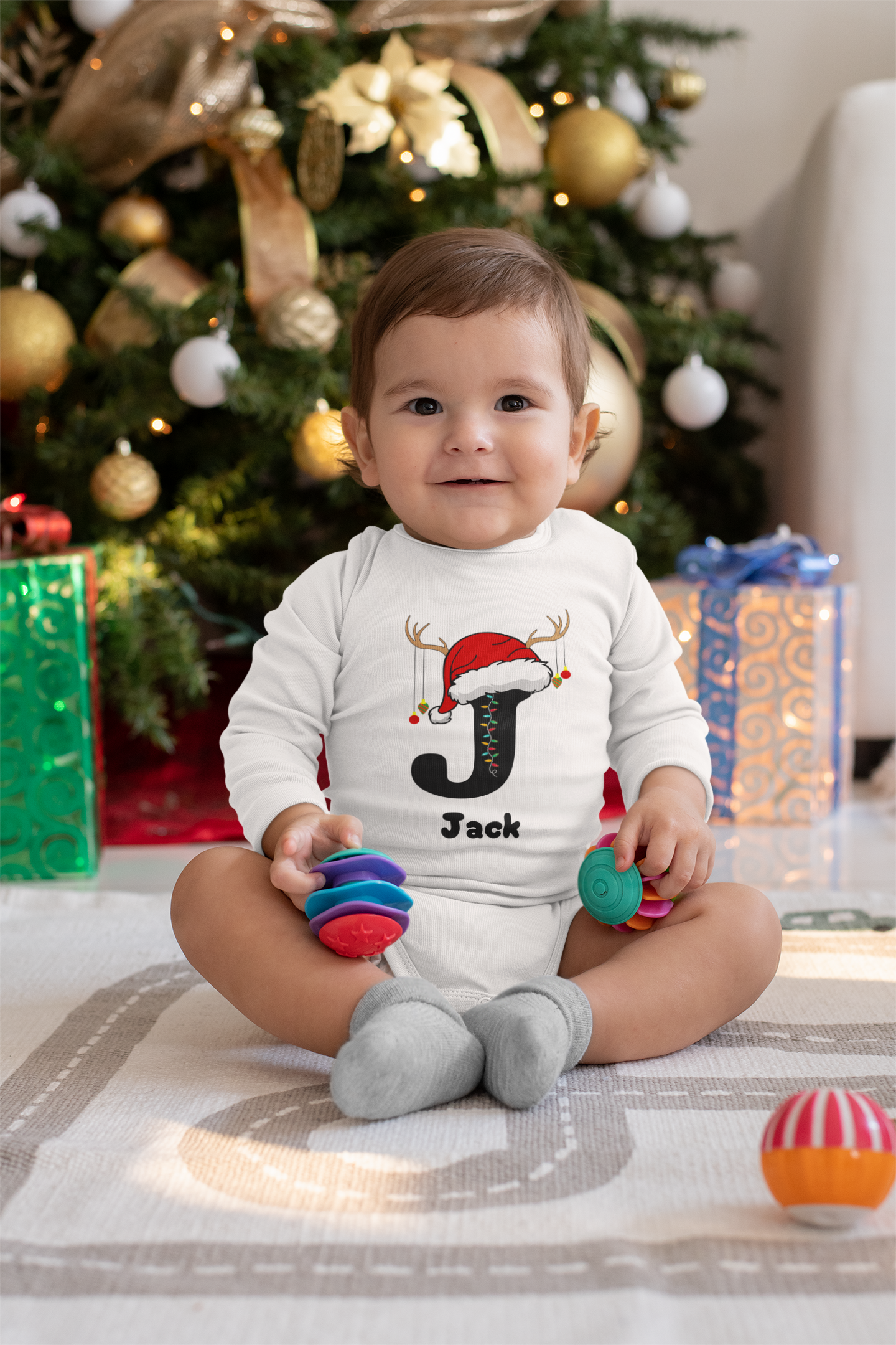 Personalised Christmas Romper