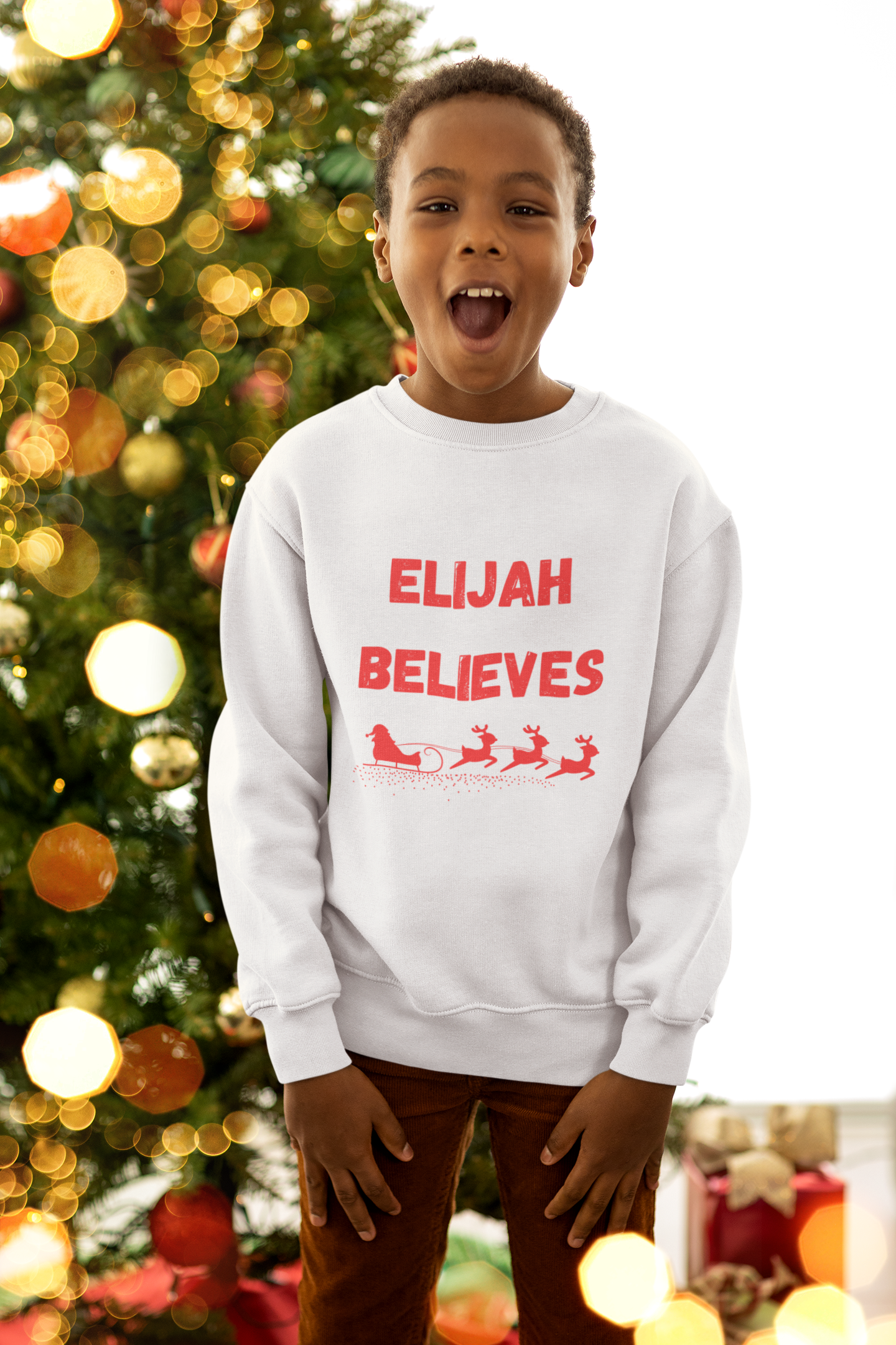 Believe Christmas Jumper