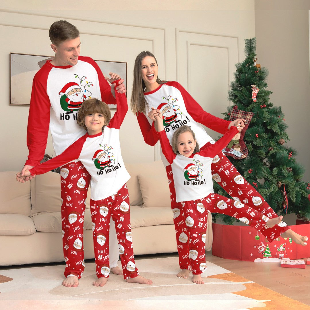 HO HO HO Family Matching Christmas Pyjamas