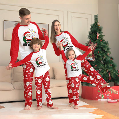 HO HO HO Family Matching Christmas Pyjamas