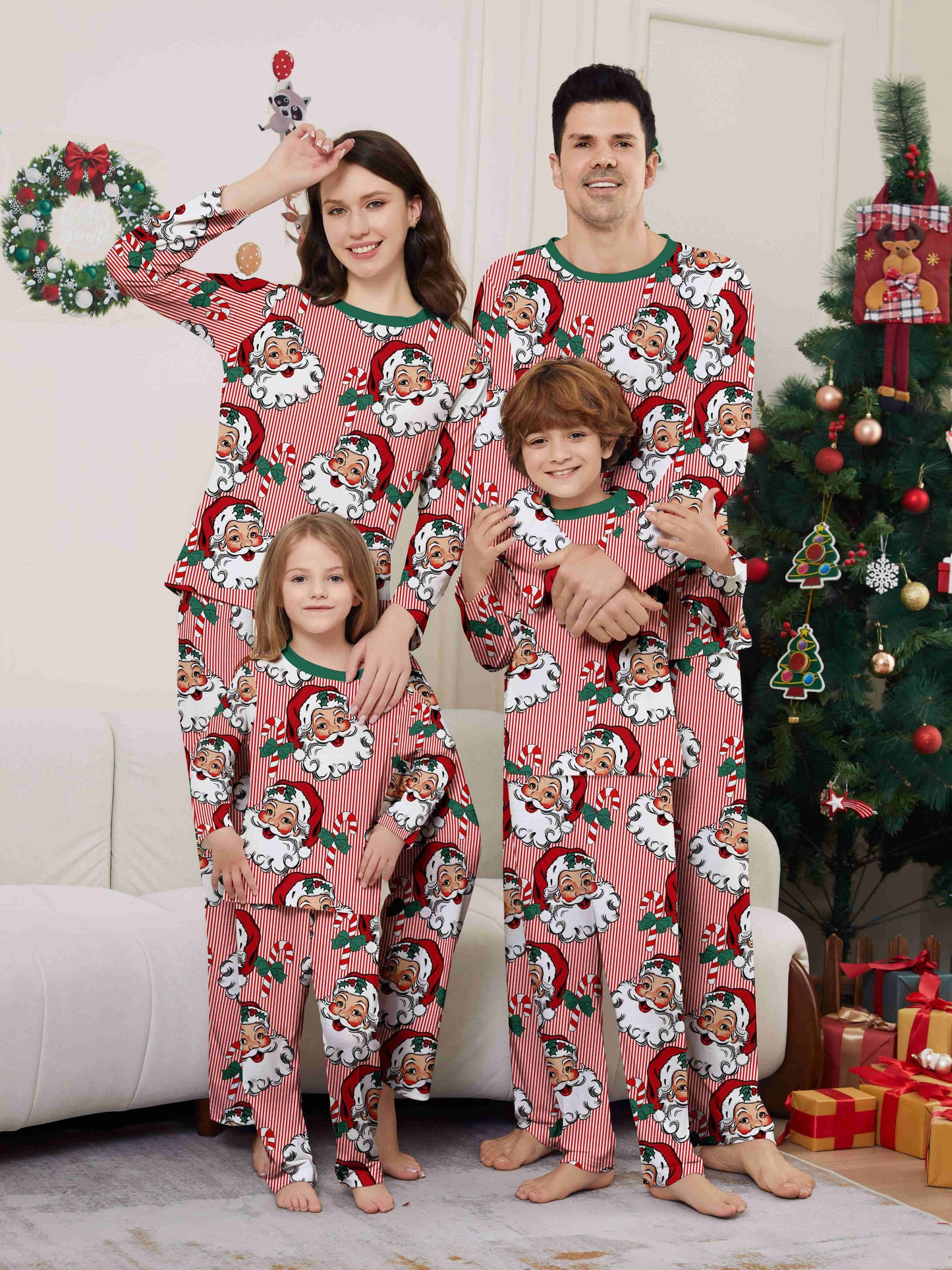 Santa’s Coming Family Christmas Pyjamas