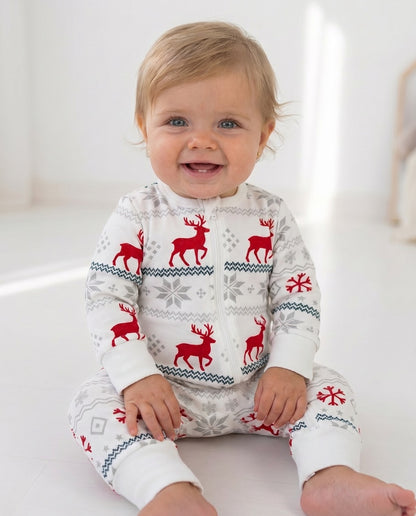 Gorgeous Baby at wearing new Nordic LUXE Christmas Romer