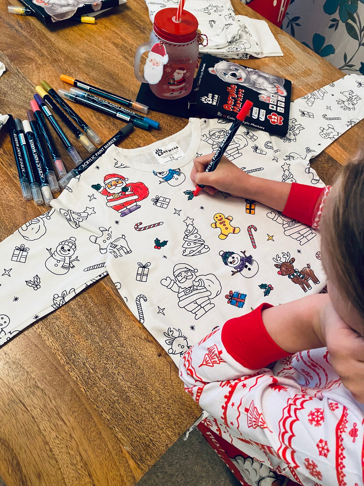 Christmas Colouring PJs