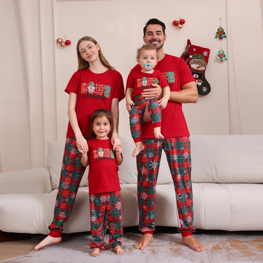 Matching family Christmas pyjamas