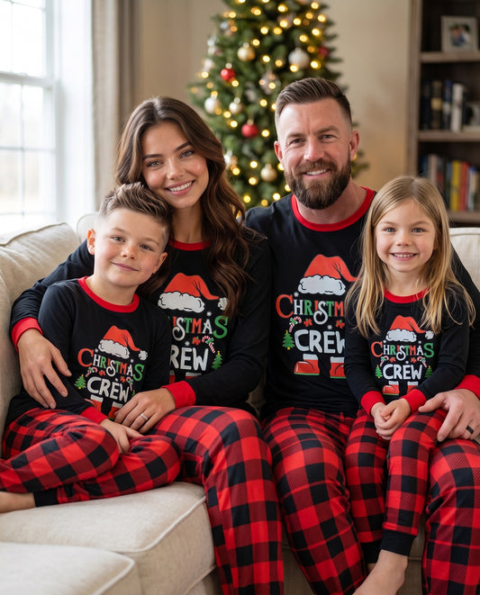 Christmas Crew 2026 Matching Family Pyjamas