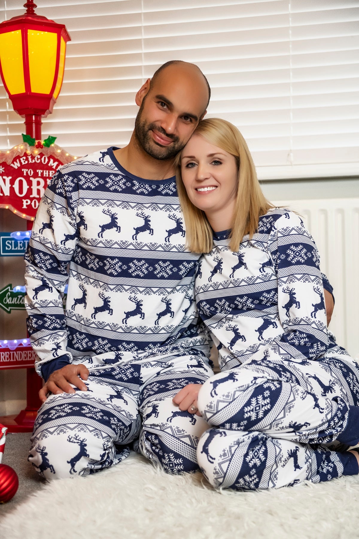Navy Christmas Pyjamas