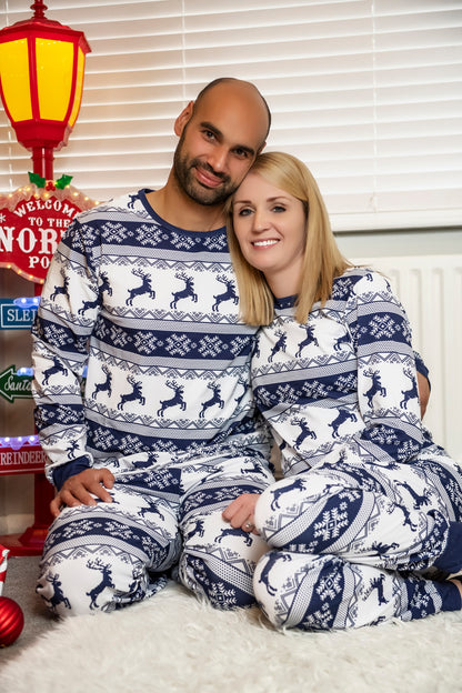 Navy Christmas Pyjamas