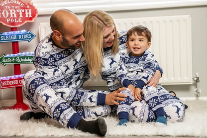 Navy Christmas Pyjamas
