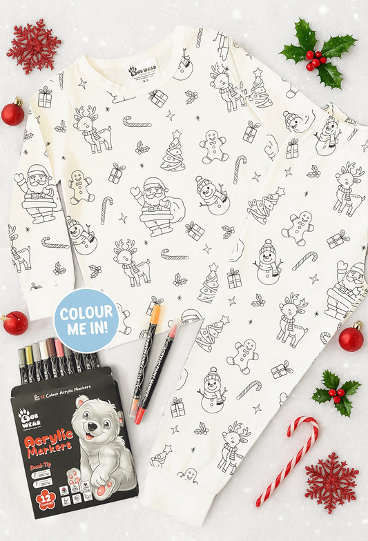 Christmas Colouring Pyjamas
