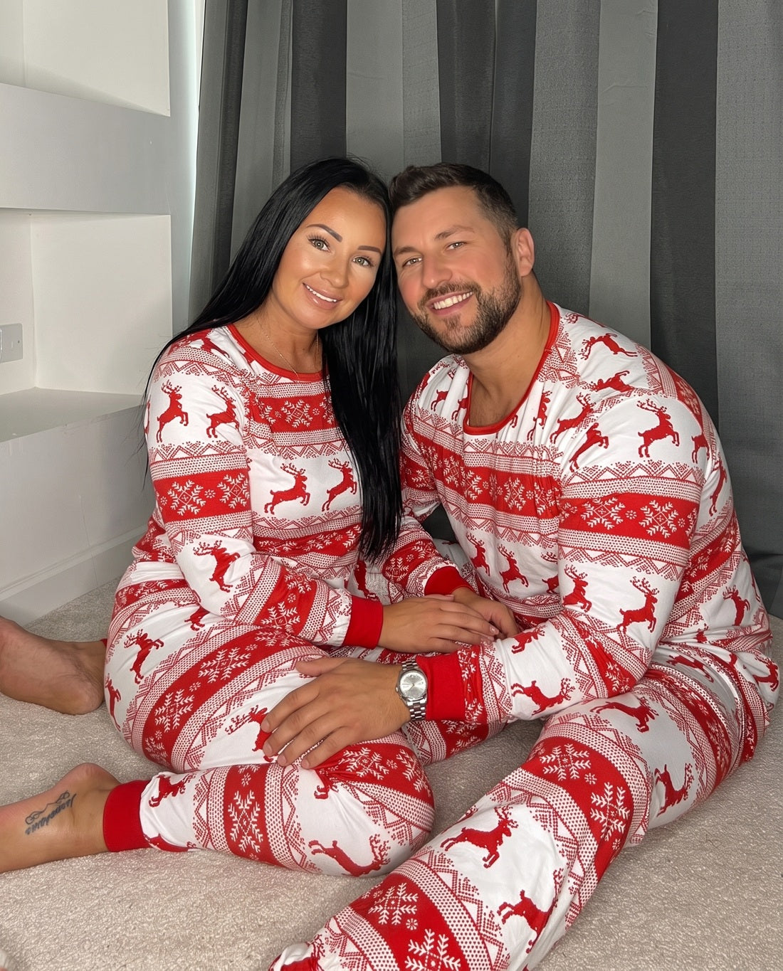 Fair Isle Couples Christmas Pyjamas