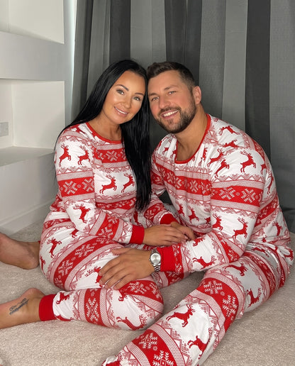 Fair Isle Couples Christmas Pyjamas