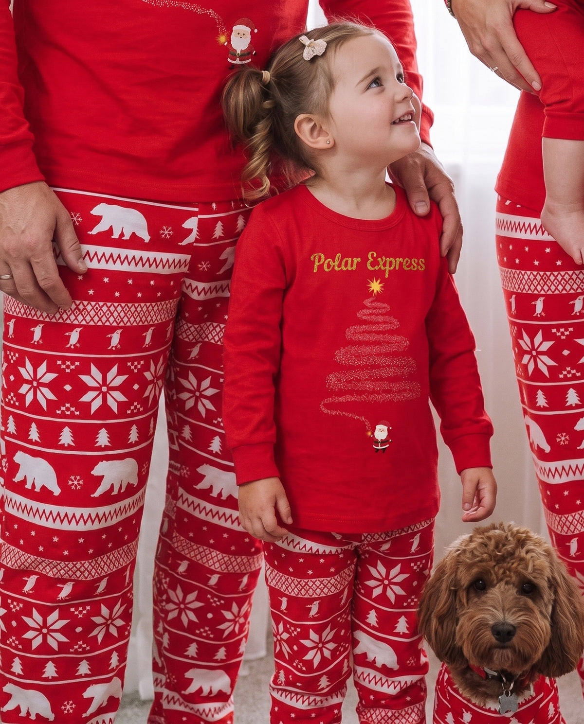 Red Polar Express Christmas Pyjamas