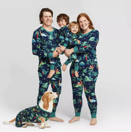 Dinosaur Christmas PJs