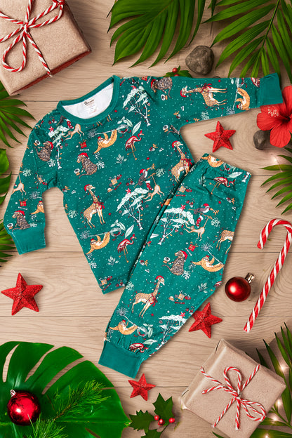 Jungle Kids Christmas Pyjamas