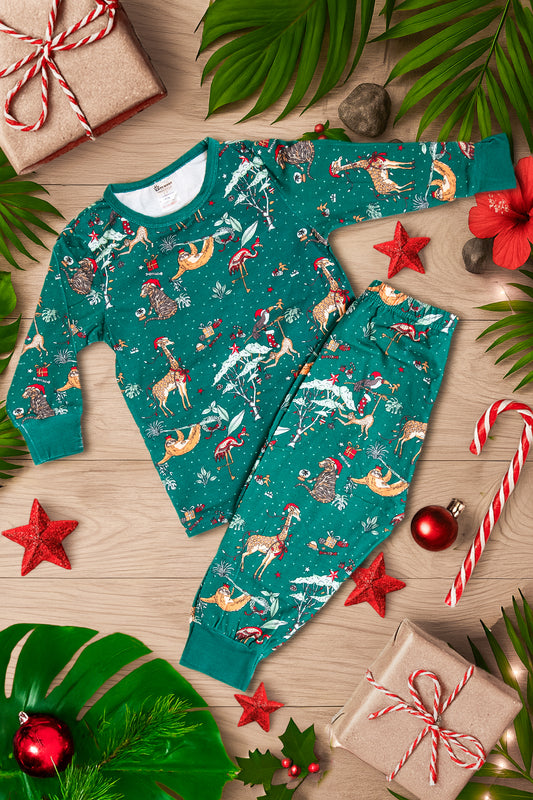 Jungle Kids Christmas Pyjamas