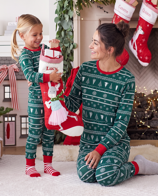 Green Family Matching Christmas Pyjamas