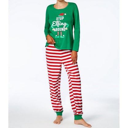 Stop Elfing Around Christmas Pyjamas