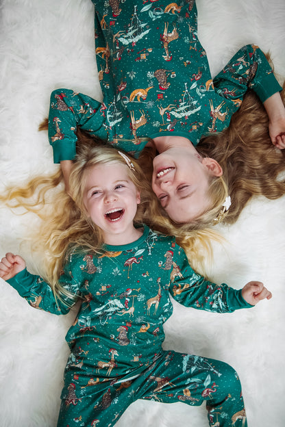Jungle Kids Christmas Pyjamas