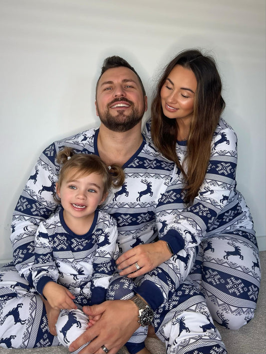 Navy Christmas Pyjamas