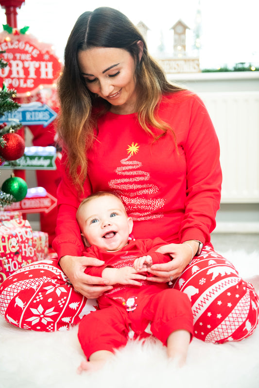 Red Family Matching Christmas Pyjamas