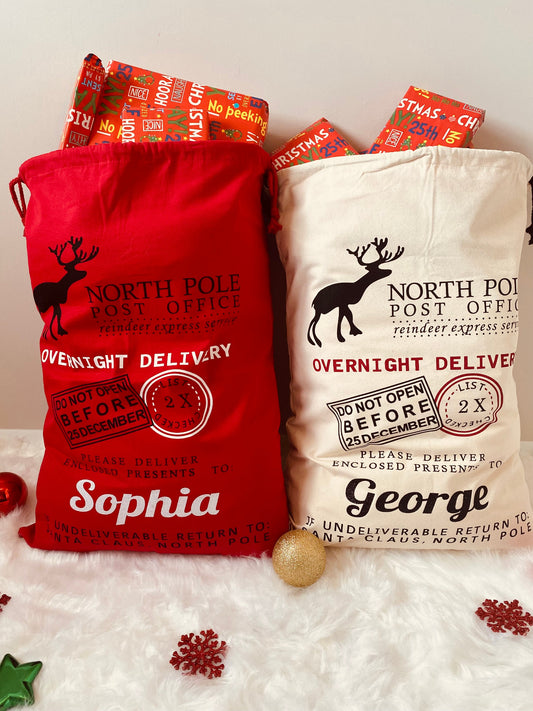 Christmas Personalised Sacks