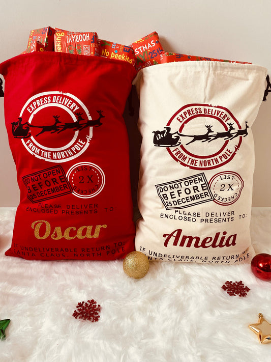 Personalised Christmas Sack
