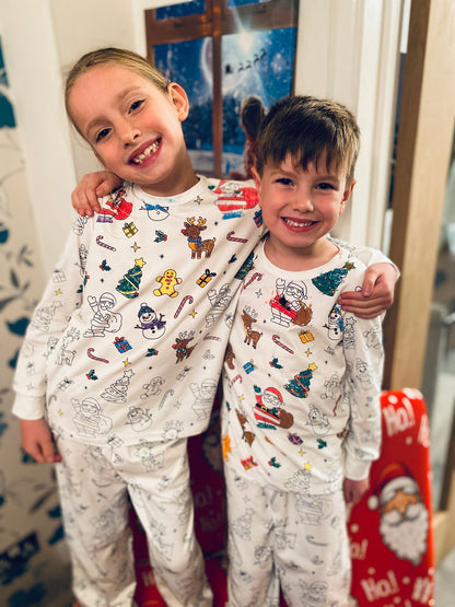 Christmas Colouring PJs