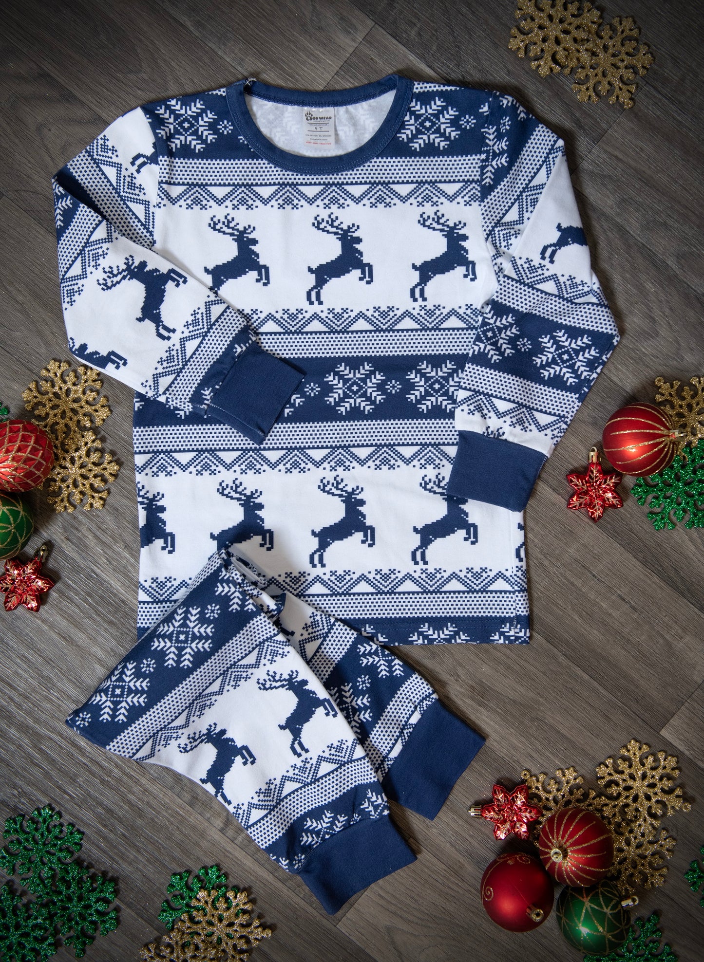 Navy Christmas Pyjamas