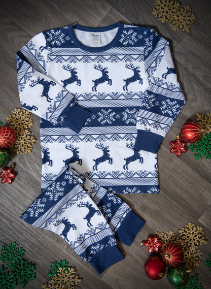 Navy Christmas Pyjamas