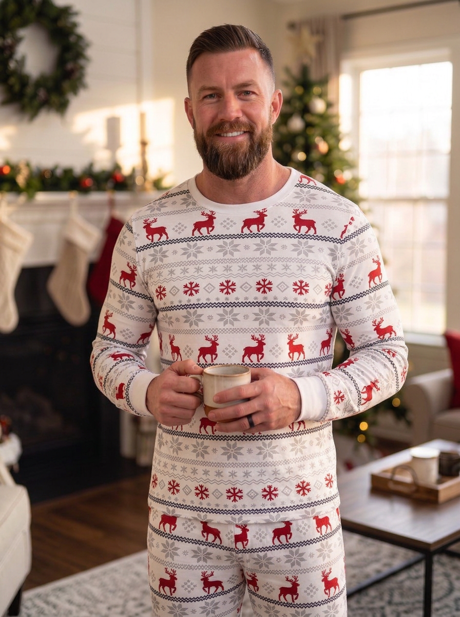 Nordic Couples Christmas PJs