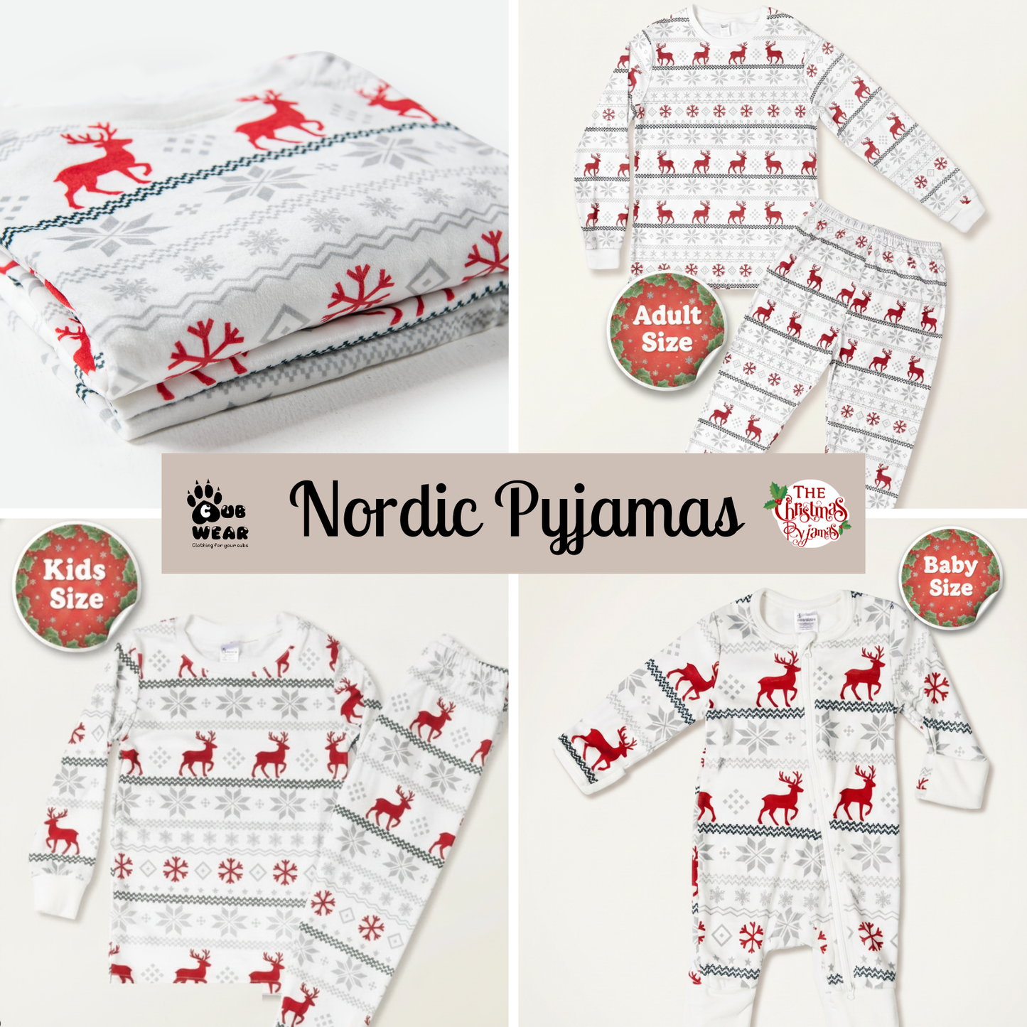 Cubwear Nordic LUXE Christmas PJs