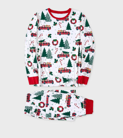 White Christmas Trucking Pyjamas