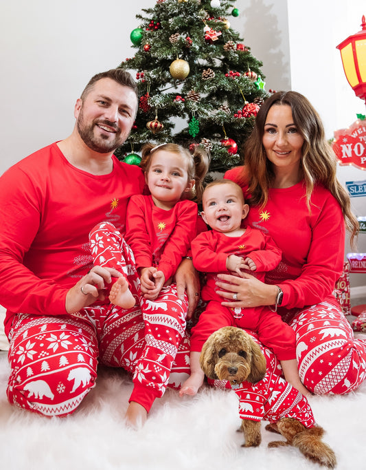 Red Family Matching Christmas Pyjamas