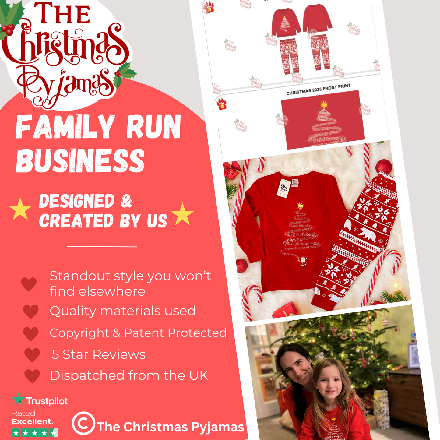 Red Magical Christmas Pyjamas