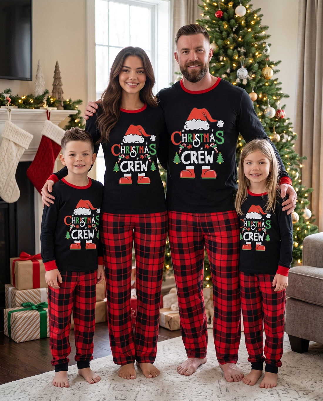 Christmas Crew 2026 Matching Family Pyjamas