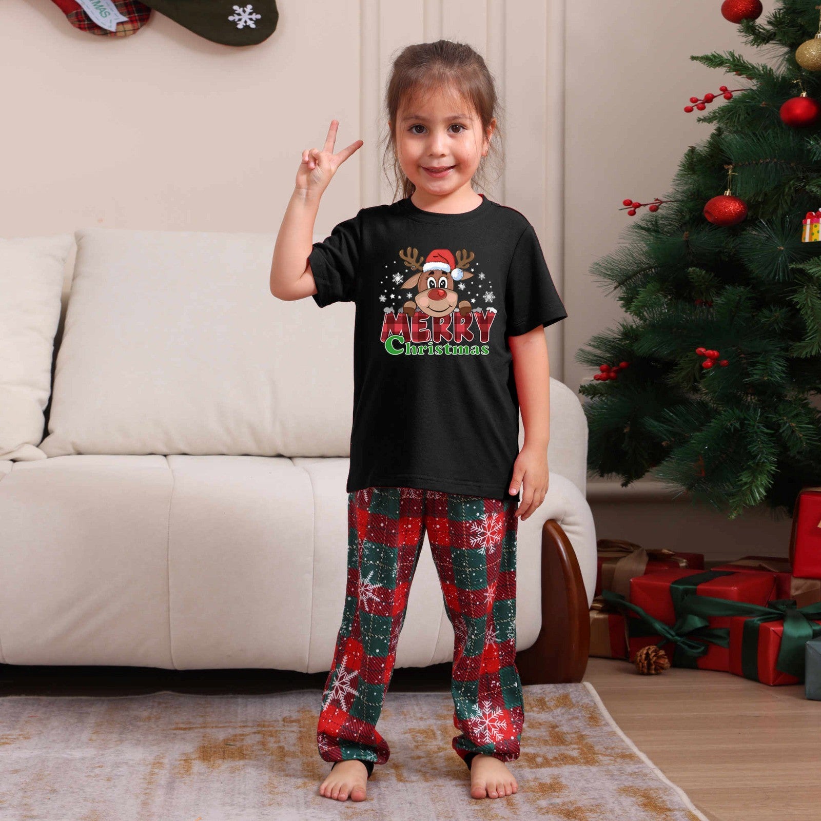 Merry Christmas T-shirt and Bottoms