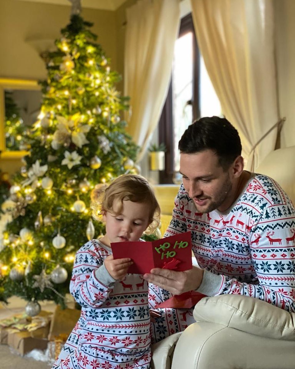 White Reindeer Christmas PJs