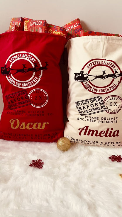 Personalised Christmas Sack